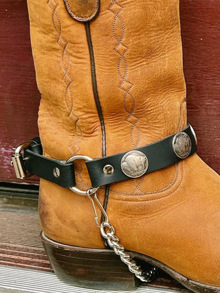 Buffalo Nickel Boot Chain