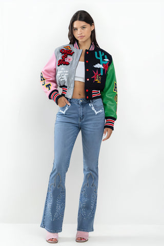 Wild & Free Varsity Jacket