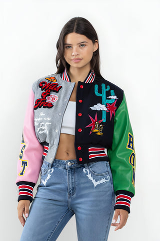 Wild & Free Varsity Jacket