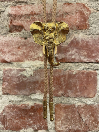 Elephant Bolo Tie