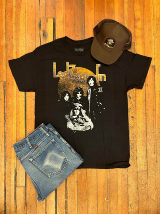 Led Zeppelin Orange Sun T-Shirt