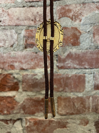 Tigers Eye Stone Bolo Tie