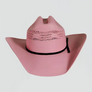 Chelsea Women's Straw Cowgirl Hat Pink