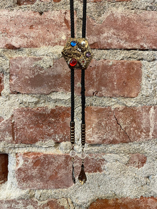 Retro Deco Bolo Tie