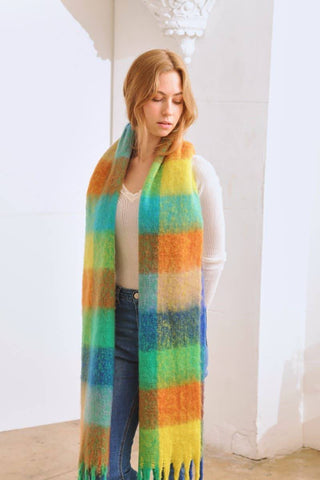 Chroma Fringe Scarf