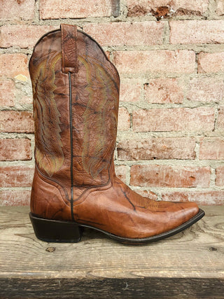 JB Dillon Genuine Leather Cowboy Boots Men's Size 11 Wide