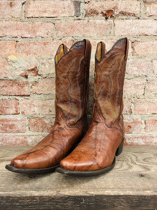 JB Dillon Genuine Leather Cowboy Boots Men's Size 11 Wide