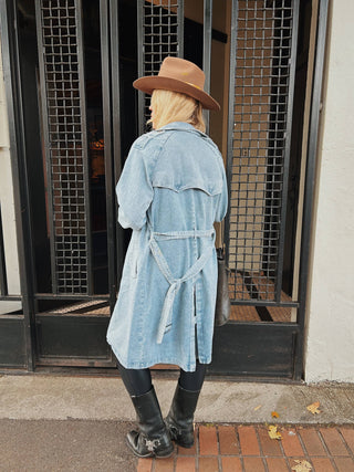 Hayes Denim Trench Coat