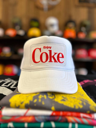 Enjoy Coke Patch Trucker Hat