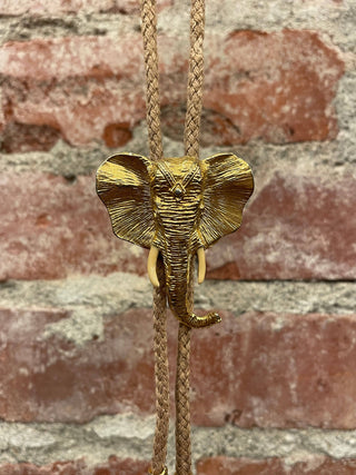 Elephant Bolo Tie