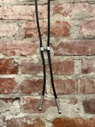 Handmade Black Stone Bolo Tie