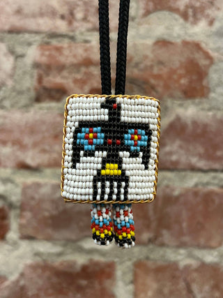 Beaded Thunderbird Bolo Tie