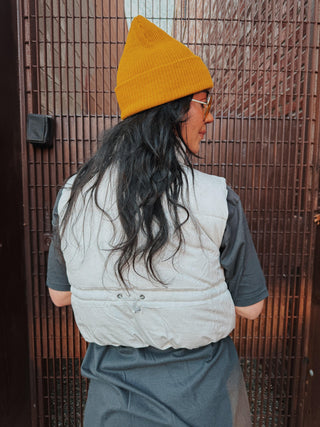 Cloud Crop Puffer Vest