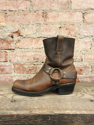 Frye Genuine Leather Harness Cowboy Boot Women's Size 6.5