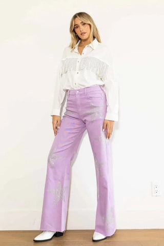 Ziggy Star Rhinestone Pants