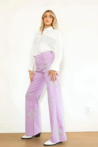 Ziggy Star Rhinestone Pants