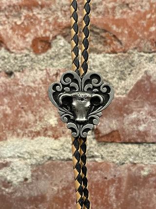 Metal Bull Bolo Tie