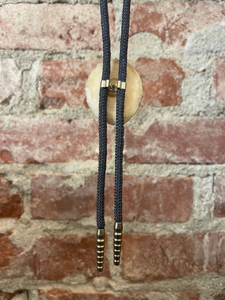 Wood & Rock Bolo Tie