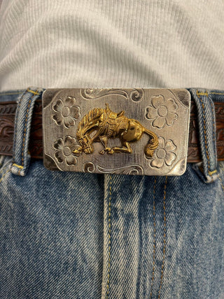 Bucking Bronco Belt Buckle