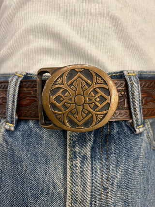 Ether Guild Solid Brass Belt Buckle