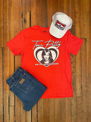 Tom Petty Layered Heart T-Shirt