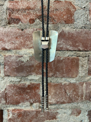 Turquoise & Silver Bolo Tie