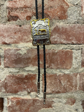 Praying Cowboy Bolo Tie