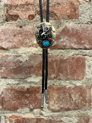 Turquoise Eagle Bolo Tie