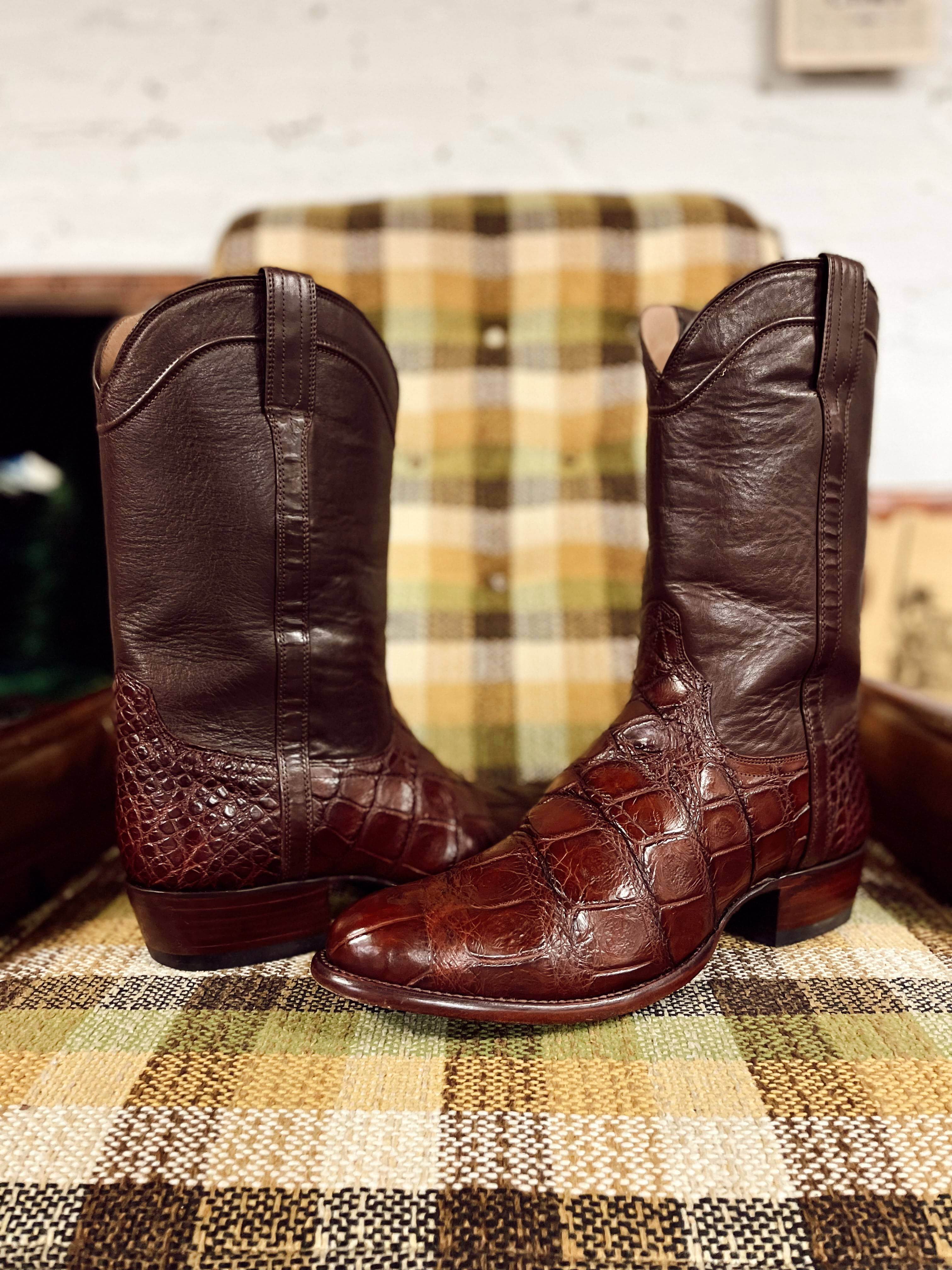 Tecovas Cowboy Boots M Sz 14 – Gold Dogs